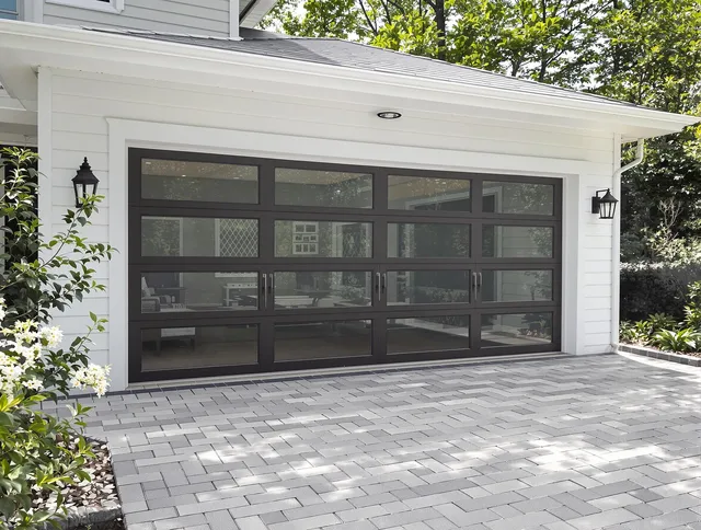 Westborough Garage Door Repair design specialist presenting custom garage door options to Westborough homeowner