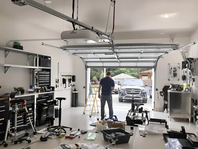 Garage door opener installation by Westborough Garage Door Repair in Westborough